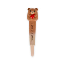 Afbeelding in Gallery-weergave laden, Legami Valentijn - Always In My Heart Teddy Bear Squishy Gel Pen - Squeezies
