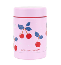 Afbeelding in Gallery-weergave laden, A Little Lovely Company - Geïsoleerde RVS voedselpot - Cherries Kersen

