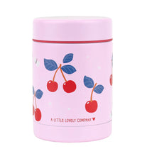 Afbeelding in Gallery-weergave laden, A Little Lovely Company - Geïsoleerde RVS voedselpot - Cherries Kersen
