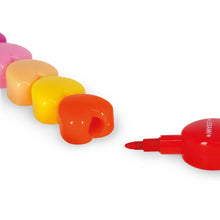 Afbeelding in Gallery-weergave laden, Legami Valentijn - 12 Stackable Crayons - Dream in Colour
