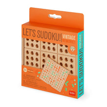 Afbeelding in Gallery-weergave laden, Legami Vintage Memories - Let's Sudoku - houten sudoku spel

