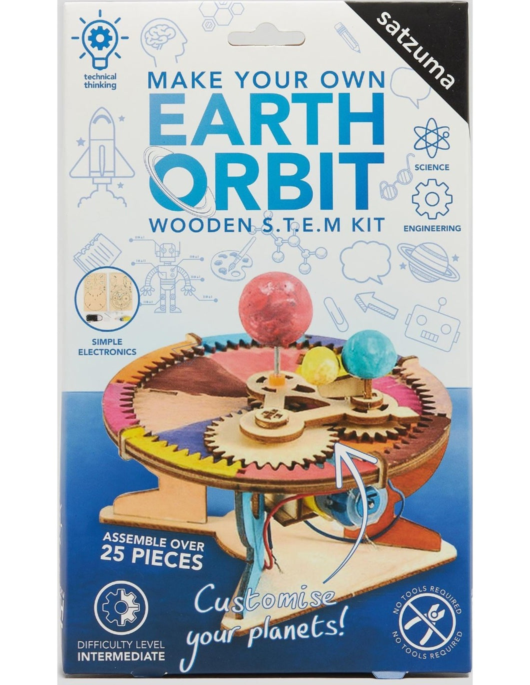Satzuma - Earth Orbit - STEM knutselset