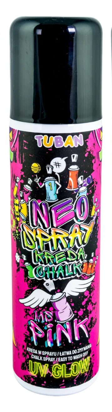 Tuban Neon Chalk spray - fluo spraykrijt - spuitbus 150 ml