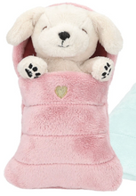 Afbeelding in Gallery-weergave laden, Madelein Van Craen ❤️ Depesche TOPModel knuffel honden &amp; katten in slaapzak - 12867 / BLONDE HOND
