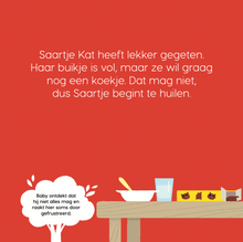Afbeelding in Gallery-weergave laden, Oogappel boek - Saartje Kat is boos (kartonboek). 1+

