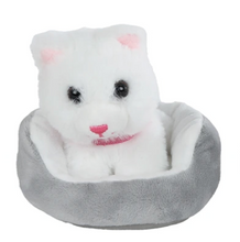 Afbeelding in Gallery-weergave laden, Take Me Home - hond of poes in mand 12cm - wit katje
