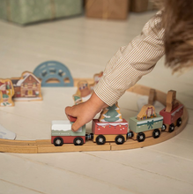 Afbeelding in Gallery-weergave laden, Little Dutch houten treinbaan Kerst - LD4868
