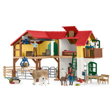 Afbeelding in Gallery-weergave laden, Schleich Farm World Boerderij met stal en dieren - 42407
