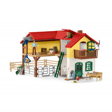 Afbeelding in Gallery-weergave laden, Schleich Farm World Boerderij met stal en dieren - 42407
