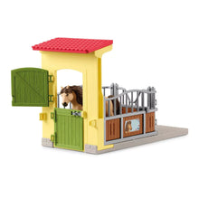 Afbeelding in Gallery-weergave laden, Schleich Farm World ponystal met Ijslander hengst - 42609
