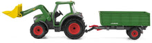Afbeelding in Gallery-weergave laden, Schleich Farm World Tractor met aanhanger - 42608
