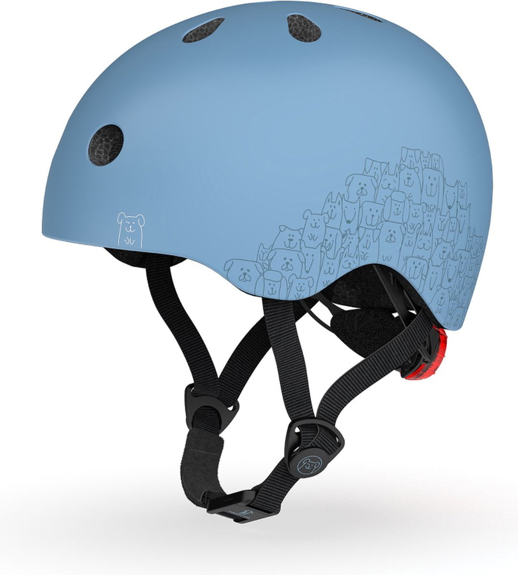 Scoot and Ride kinderhelm XS - Reflective Steel