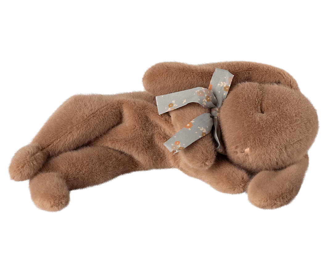 Sleeping bunny plush, Small - Soft brown 16-5990-01