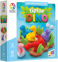 Afbeelding in Gallery-weergave laden, Smart Games spel 4+ Tiptoe Dino
