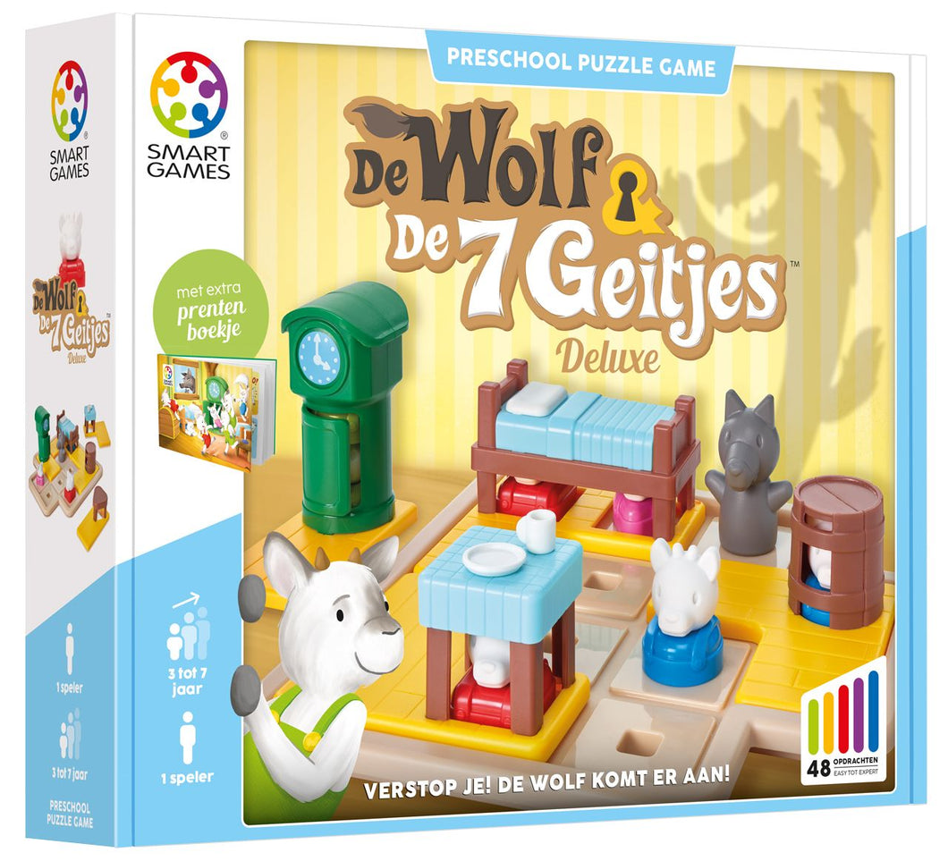 SmartGames spel De Wolf en de Zeven Geitjes - SG 027 NL