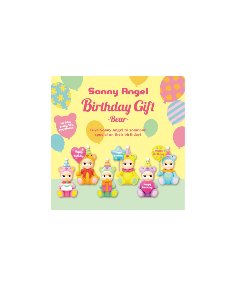 Sonny Angel Birthday Gift Bear serie - Limited Edition, blind boxed