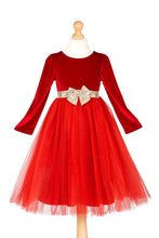 Afbeelding in Gallery-weergave laden, Souza for Kids Amarilla feestjurk rood, maat 5-7 yrs / 110-122 cm
