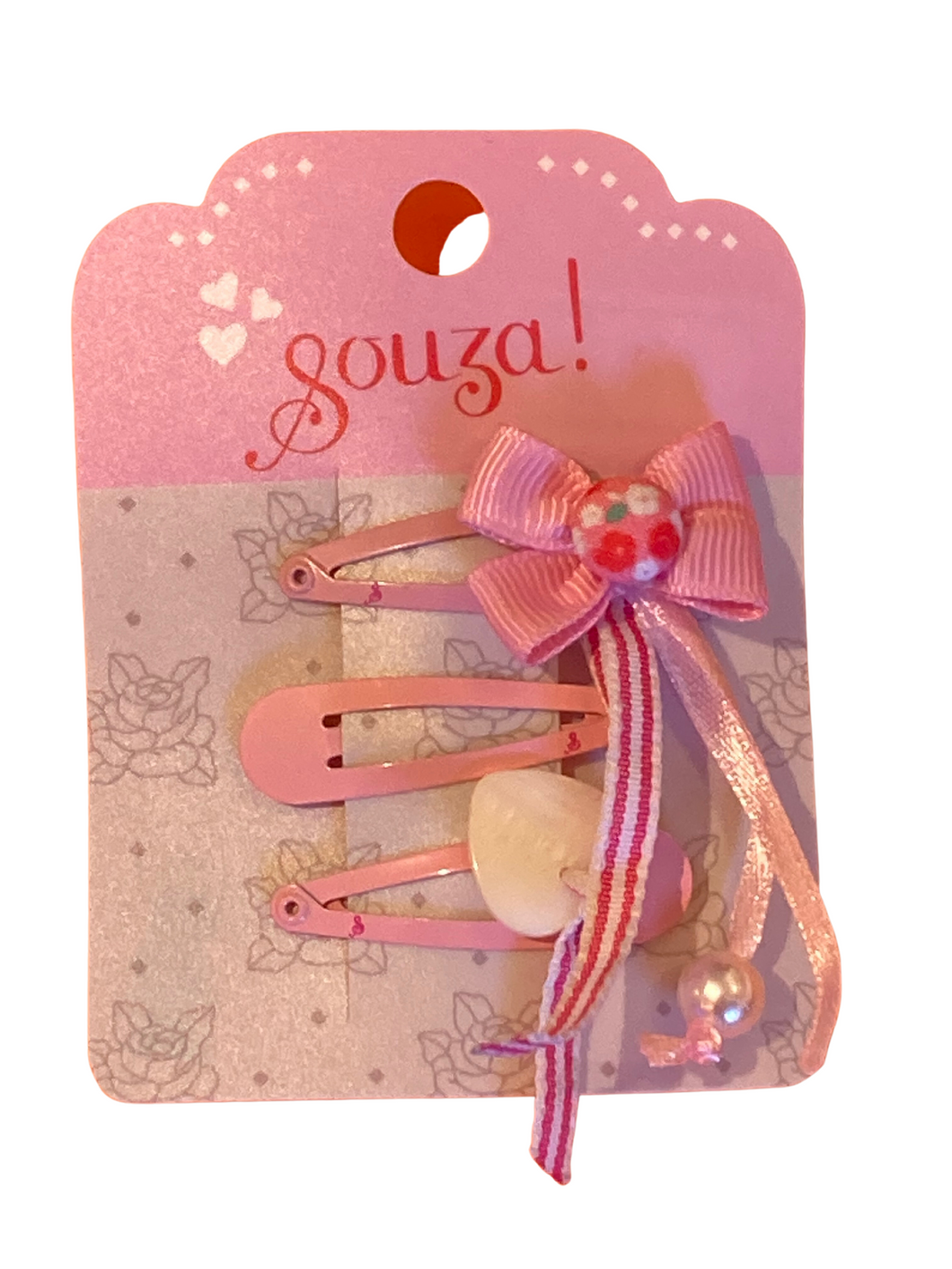Souza for Kids set van 3 haarspeldjes Cayen roze - 103959