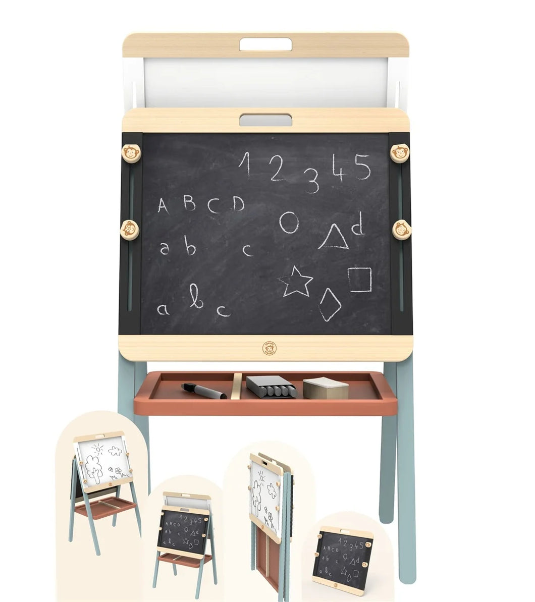 Speedy Monkey - houten verstelbaar schoolbord