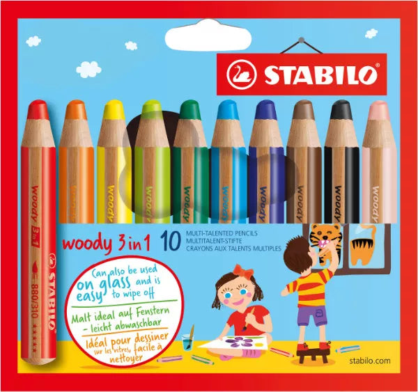 Stabilo Woody 880 - etui met 10 stuks