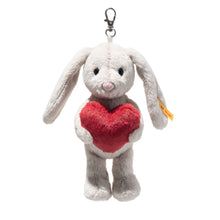 Afbeelding in Gallery-weergave laden, Steiff Pendant Pendant Hoppie rabbit Love 15 lichtgrijs tashanger - 112706
