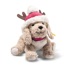 Afbeelding in Gallery-weergave laden, Steiff knuffel hond kerstmis - Rudy Dog Christmas 27 beige
