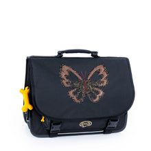 Afbeelding in Gallery-weergave laden, Stones and Bones - 023086 Boekentas Lily - GLITTER BUTTERFLY navy
