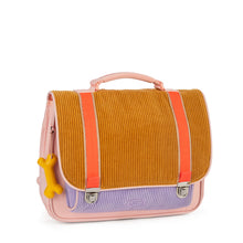 Afbeelding in Gallery-weergave laden, Stones and Bones - 024005 Boekentas Cassis - CORDUROY Honey &amp; Lavender

