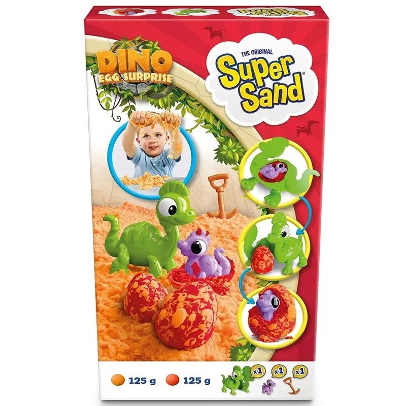 Goliath Super Sand Dino Egg Surprise  - groene en paarse dino