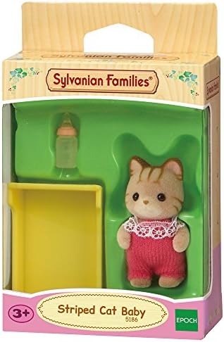 Sylvanian Families - Gestreepte kat baby - 5186