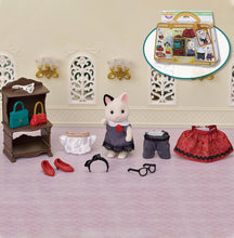 Afbeelding in Gallery-weergave laden, Sylvanian Families - Fashion speelset Town Girl Serie Tuxedo Kat - 5462
