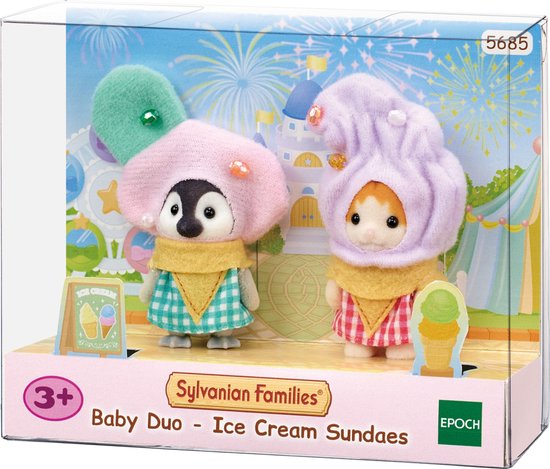 Sylvanian Families - Baby Duo Ice Cream Sundaes - 5685 Limited edition