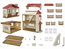 Afbeelding in Gallery-weergave laden, Sylvanian Families 5708 - Red roof country home + secret playroom
