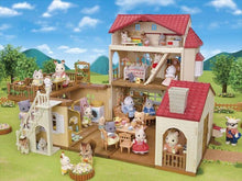 Afbeelding in Gallery-weergave laden, Sylvanian Families 5708 - Red roof country home + secret playroom
