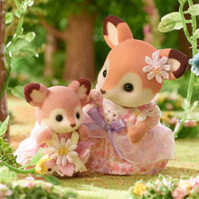 Afbeelding in Gallery-weergave laden, Sylvanian Families 5801 - Deer Babies floral swing set
