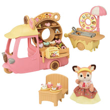 Afbeelding in Gallery-weergave laden, Sylvanian Families 5808 - Dip Dip Donuts wagon

