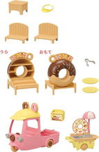 Afbeelding in Gallery-weergave laden, Sylvanian Families 5808 - Dip Dip Donuts wagon
