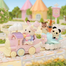 Afbeelding in Gallery-weergave laden, Sylvanian Families Amusement Park ride set - Plane &amp; Train - 5819

