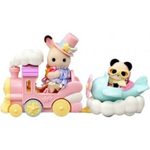 Afbeelding in Gallery-weergave laden, Sylvanian Families Amusement Park ride set - Plane &amp; Train - 5819

