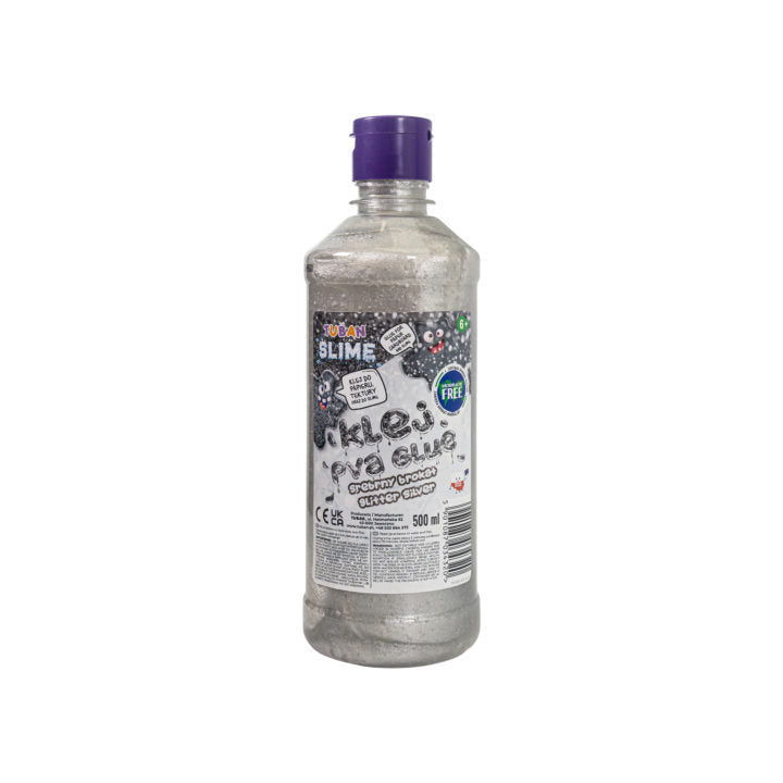 Tuban Pva Glue lijm 500 ml – Glitter Silver / zilver