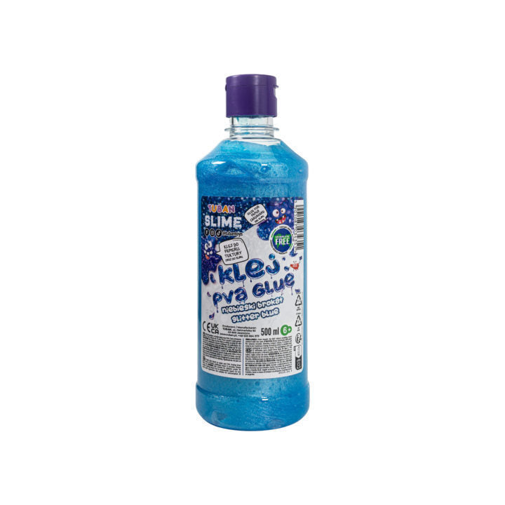 Tuban Pva Glue lijm 500 ml – Glitter Blue / blauw