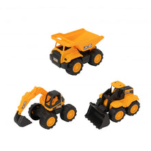 Afbeelding in Gallery-weergave laden, Teamsterz Tough Trucks JCB Explore - set 3 werfvoertuigen
