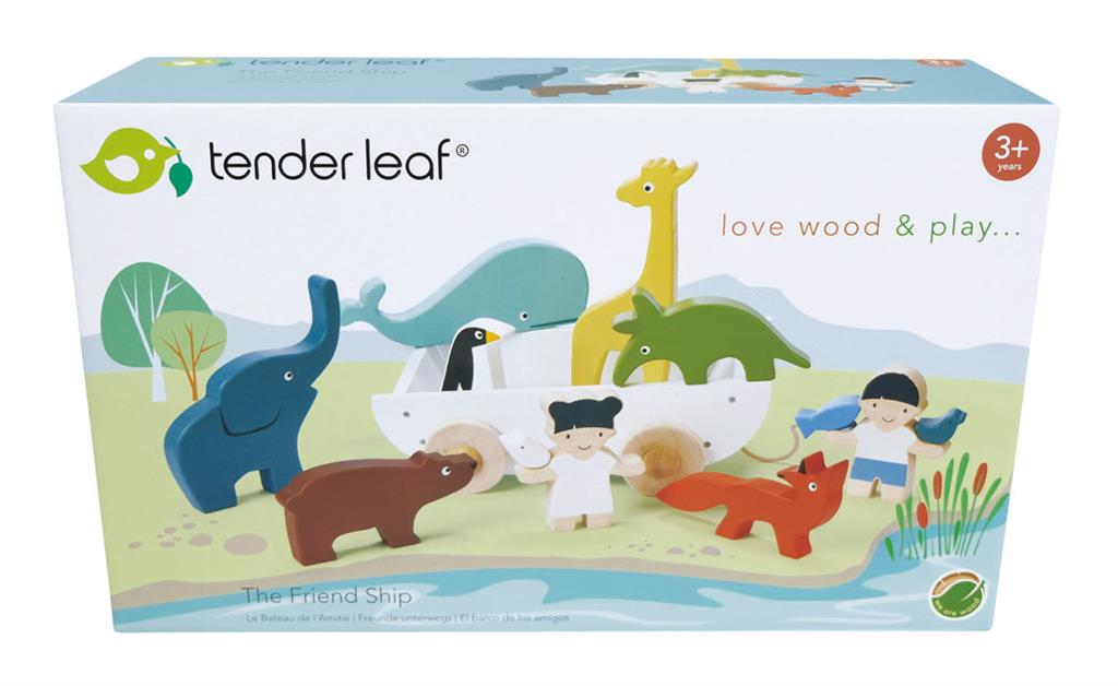 Tender Leaf Toys de vriendschapsboot, the Friend Ship - TL8469