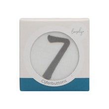 Afbeelding in Gallery-weergave laden, Liezelijn set 4 cijferbuttons - grijs - cijfer 7, 8, 9 en 10
