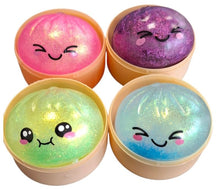 Afbeelding in Gallery-weergave laden, Squishy Bun Dumplings -  Glitter  - 5 cm
