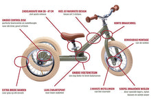 Afbeelding in Gallery-weergave laden, Trybike Steel loopfiets 2 in 1 Vintage Groen

