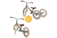 Afbeelding in Gallery-weergave laden, Trybike Steel loopfiets 2 in 1 Vintage Groen
