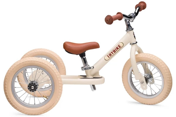 Trybike Steel loopfiets 2 in 1 Vintage Cream