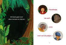 Afbeelding in Gallery-weergave laden, Uitgeverij De Eenhoorn boek - Er was eens ... iets anders - Roodkapje - Mieke van Hooft / Nazrina Rodjan
