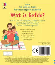 Afbeelding in Gallery-weergave laden, Usborne boek - Wat is liefde? 3+
